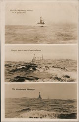 The U.S.S. Wyoming in a Quiet Sea Great White Fleet Postcard Postcard Postcard