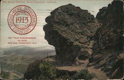 Romain Gladiator, Mount Tamalpais. 1915 Panama-Pacific Exposition Postcard Postcard Postcard