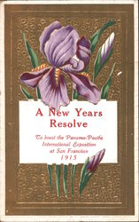 A New Years Resolve 1915 Panama-Pacific Exposition Postcard Postcard Postcard