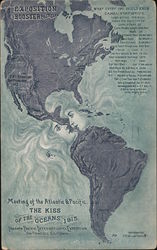 Meeting of the Atlantic and Pacific. The Kiss of the Oceans Postcard