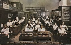 Standard Commercial School Exhibit 1915 Panama-Pacific Exposition Postcard Postcard Postcard