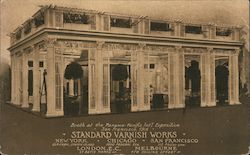 Standard Varnish Works Exhibit in the Mines Building Postcard