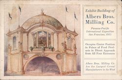 Exhibit Building of Albers Bros. Milling Co. Postcard