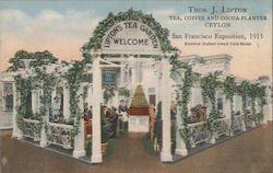 Thos. J. Lipton Tea, Coffee and Cocoa Planter Ceylon. Postcard