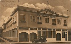 Entrance Hotel, Chestnut & Pierce Sts. Opposite Main Entrance 1915 Panama-Pacific Exposition Postcard Postcard Postcard