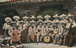 Native Orchestra Tehuantepec Village Postcard