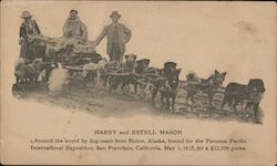 Harry and Estell Mason 1915 Panama-Pacific Exposition Postcard Postcard Postcard