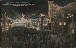 Night Scene on the Zone Postcard