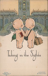 Taking in the Sights: Kewpies Postcard