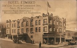 Hotel Edward 1915 Panama-Pacific Exposition Postcard Postcard Postcard