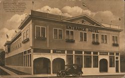 Entrance Hotel, Chestnut & Pierce Sts. Opposite Main Entrance 1915 Panama-Pacific Exposition Postcard Postcard Postcard