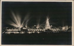 Night view of the Exposition Postcard