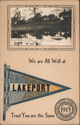 We are all Well at Lakeport. Trust You are the Same. 1915 Panama-Pacific Exposition Postcard Postcard Postcard