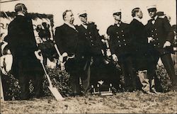 President Taft breaking ground for the Panama-Pacific International Exposition 1915 Panama-Pacific Exposition Postcard Postcard Postcard