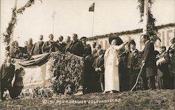 President Taft Speaks at the Groundbreaking Ceremony 1911 1915 Panama-Pacific Exposition Postcard Postcard Postcard