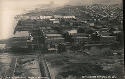 Fair Grounds from a balloon 1915 Panama-Pacific Exposition Postcard Postcard Postcard