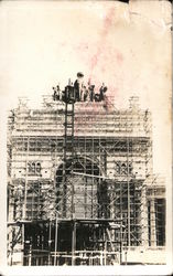 PPIE Arch Under Construction 1915 Panama-Pacific Exposition Postcard Postcard Postcard