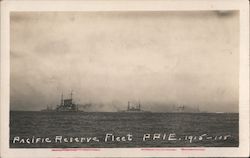 Pacific Reserve Fleet 1915 Panama-Pacific Exposition Postcard Postcard Postcard