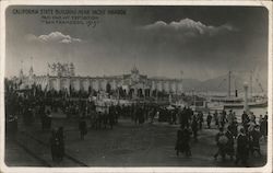 California State Building near Yacht Harbor Postcard