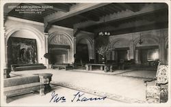 Reception Room California Building 1915 Panama-Pacific Exposition Postcard Postcard Postcard