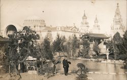 View of Lagoon, Buildings 1915 Panama-Pacific Exposition Postcard Postcard Postcard