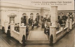 Columbia Graphone Co's Exhibit Postcard