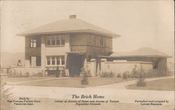 The Brick Home, Corner of Avenue of States and Avenue of Nations Exposition Grounds 1915 Panama-Pacific Exposition Postcard Post Postcard