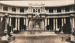 Beauty and the Beast Fountain, Court of Flowers Postcard