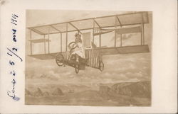 Little girl flying Postcard