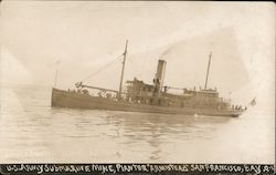 U.S. Army submarine mine. Pianter "Armistead" 1915 Panama-Pacific Exposition Postcard Postcard Postcard