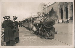 Casey Jones 1915 Panama-Pacific Exposition Postcard Postcard Postcard