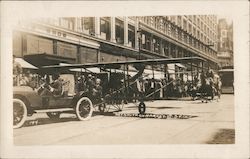 Art Smith on Market Street San Francisco, CA Aviators Postcard Postcard Postcard