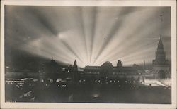 Night view of the Exposition Postcard