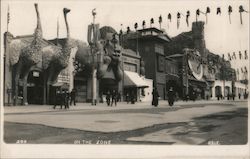 On the Zone 1915 Panama-Pacific Exposition Postcard Postcard Postcard