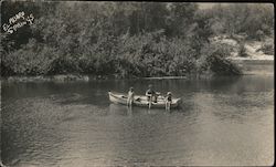 In a Rowboat, El Pajaro Springs Watsonville, CA Postcard Postcard Postcard