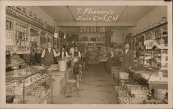 T. Flannery's General Store Interior Postcard