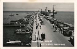 Municipal Wharf Santa Cruz, CA Postcard Postcard Postcard