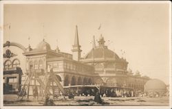 Santa Cruz Casino and Beach California Postcard Postcard Postcard