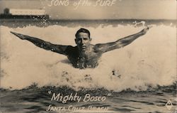 Song of the Surf, "Mighty Bosco" Don Patterson Santa Cruz, CA Postcard Postcard Postcard