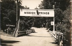 Mission Springs Private Grounds Christian Conference Center Postcard