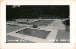 Swimming Pool Mission Springs, CA Postcard Postcard Postcard