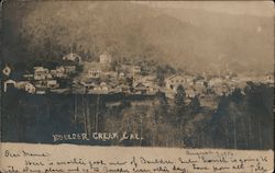 Aerial Suburban View Boulder Creek, CA Postcard Postcard Postcard