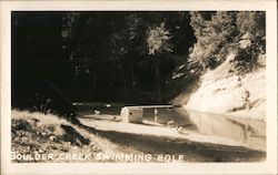 Swimming Hole Boulder Creek, CA Postcard Postcard Postcard