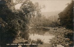 San Lorenzo River Boulder Creek, CA Postcard Postcard Postcard