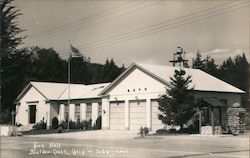 Fire Hall Boulder Creek, CA Postcard Postcard Postcard