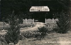 Evans Rest Campground Boulder Creek, CA Postcard Postcard Postcard