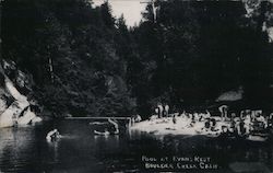 Pool at Evans Rest Boulder Creek, CA Postcard Postcard Postcard