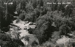 River Inn From the Sky Postcard