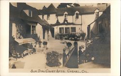 Sun Dial Court Apts. Postcard