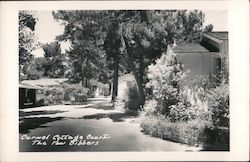 Carmel Cottage Court, the Van Bibbers Postcard